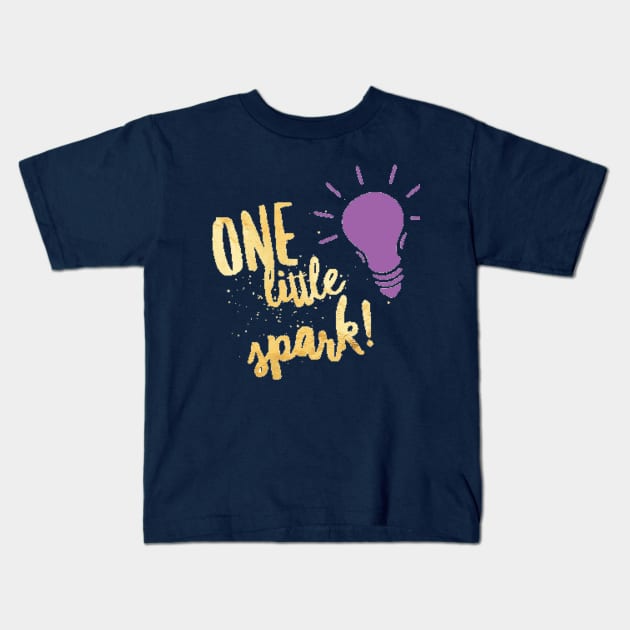 One Little Spark - Figment Kids T-Shirt by Bellestees